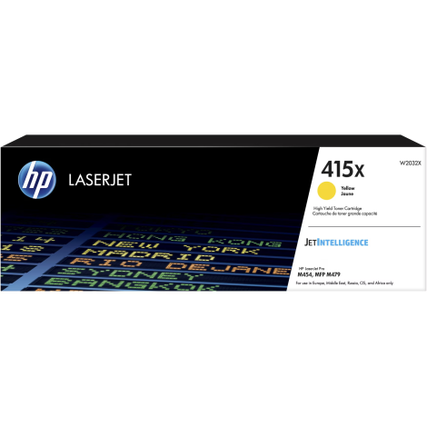 HP 415X (w2032a) Yellow