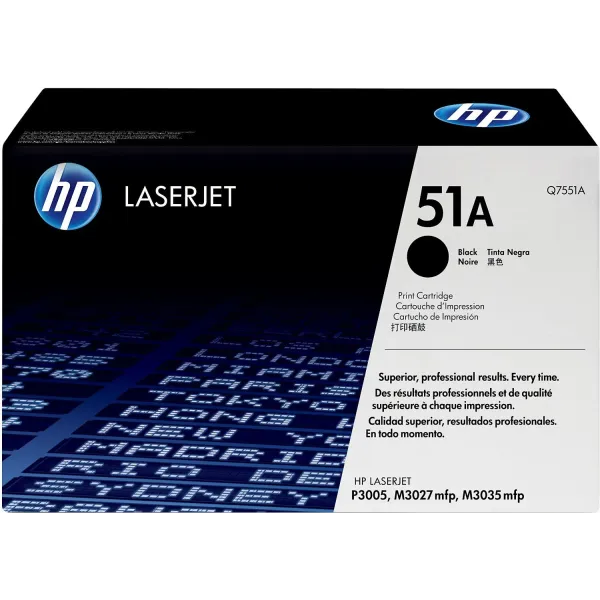 HP 51A Black  (Q7551A)